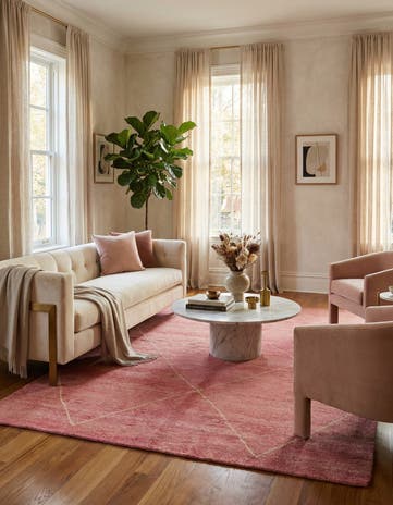 5' 8 x 8' 3 Hand Knotted Darya Wool Rug