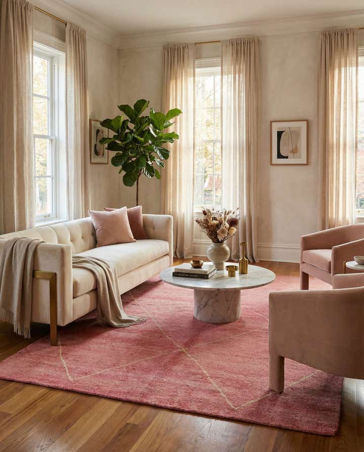 5' 8 x 8' 3 Hand Knotted Darya Wool Rug