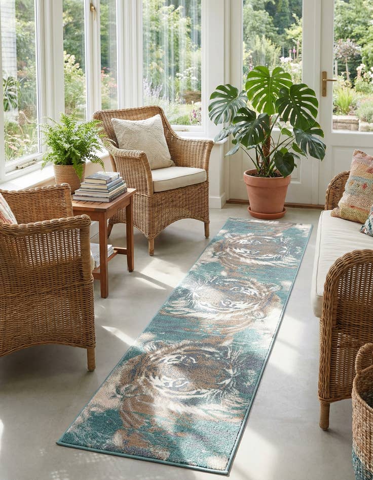 Detail image of 2' 7 x 12' Safari Runner Rug