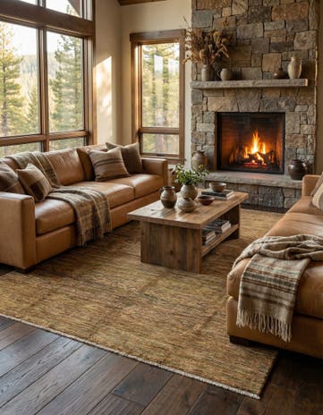 6' 9 x 9' 6 Hand Knotted Kashkuli Gabbeh Wool Rug