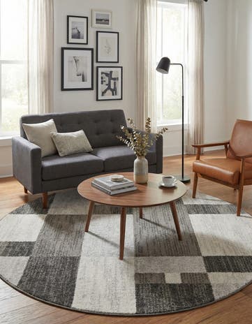5' 3 x 5' 3 Equinox Round Rug