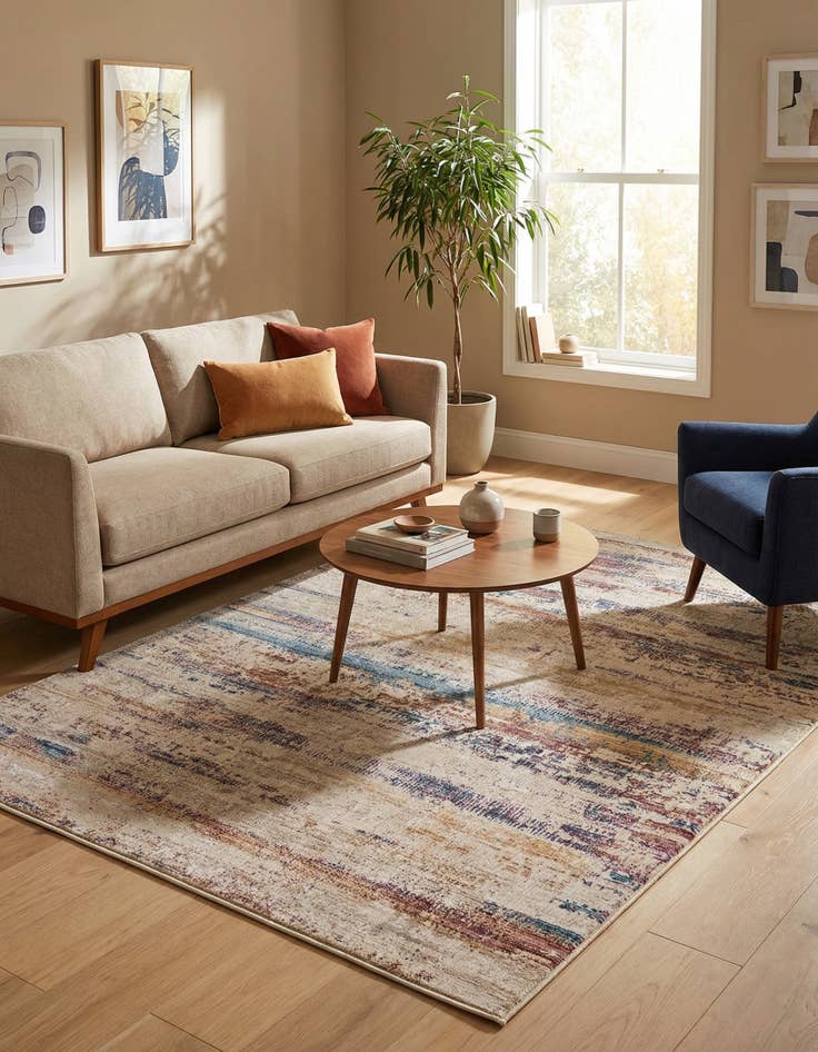 Detail image of 5' 3 x 7' 9 Deepa Rug