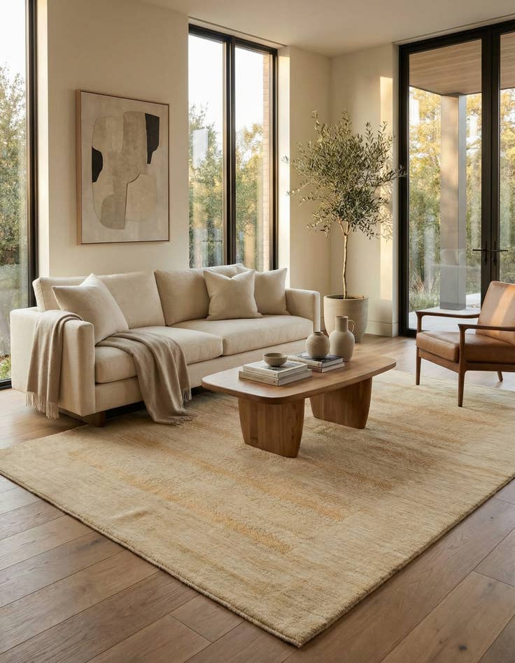 Detail image of 5' 9 x 7' 9 Juma Wool Rug