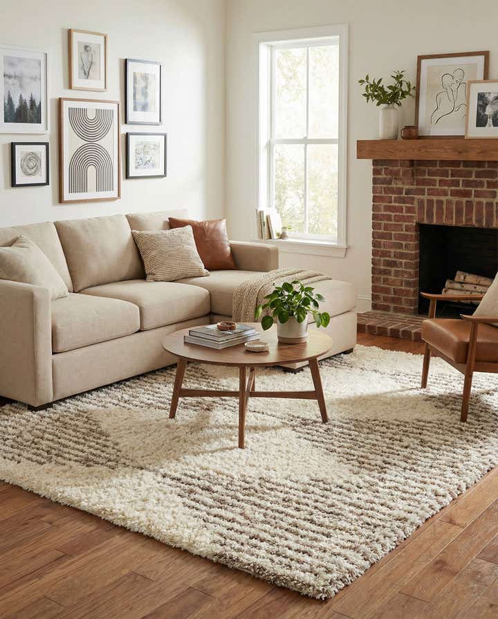 8' x 8' Infinity Shag Square Rug