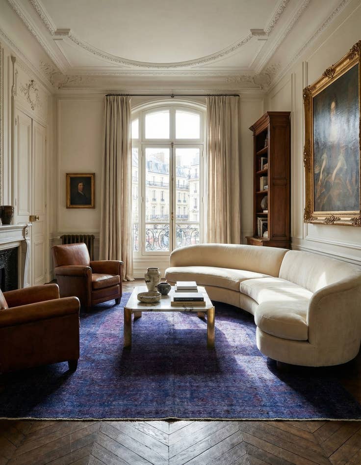 Detail image of 7' 7 x 10' 5  Hand Knotted Ultra Vintage Persian Wool Rug