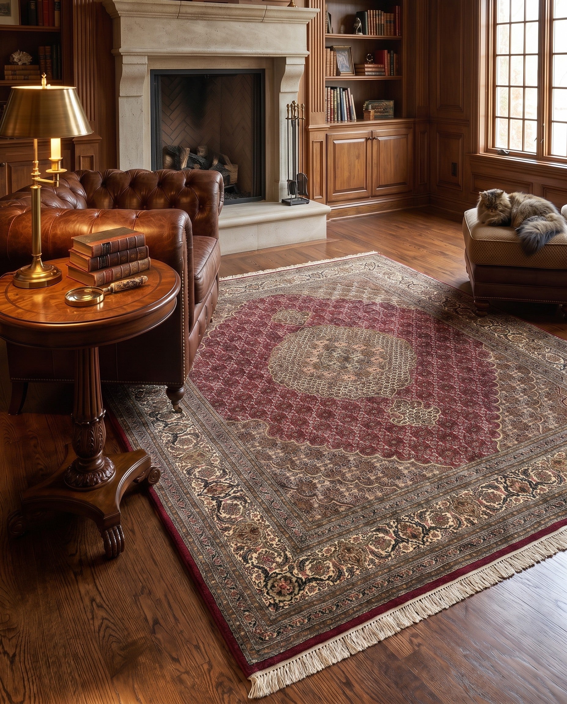 4' 10 x 6' Tabriz Mahi Rug