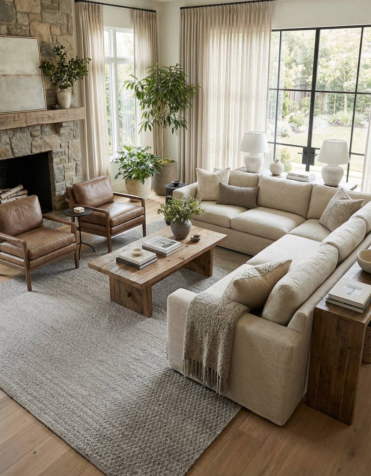 Detail image of 10' x 14' 1  Hand Woven Lattice Wool Rug