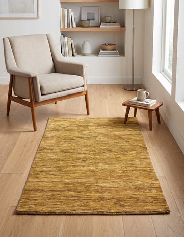 3' 8 x 6' Hand Knotted Modern Ziegler Oriental Rug