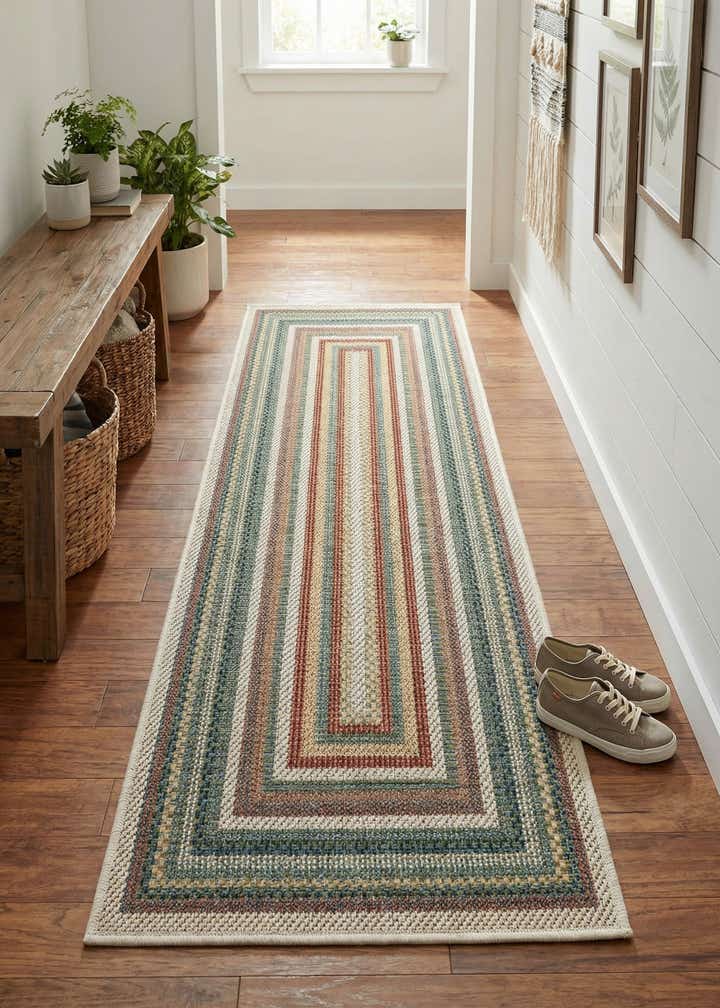 2' x 5' 1 Easy-Clean Baja Indoor / Outdoor Runner Rug