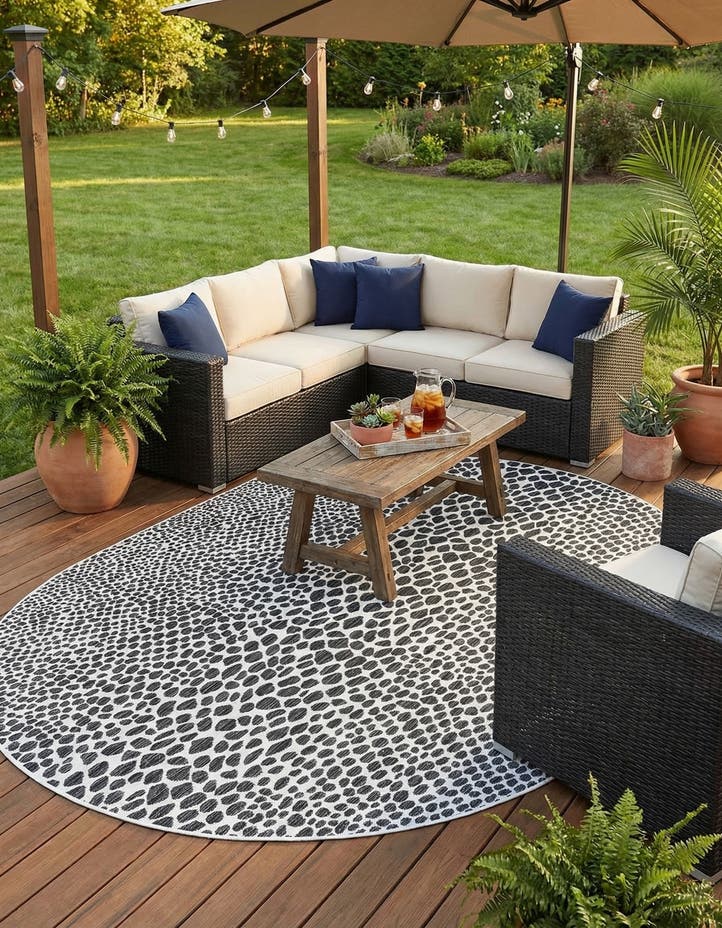 7' 10 x 10' Easy-Clean Jill Zarin Cape Town In...