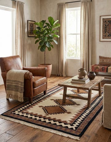 3' x 5' 2 Hand Knotted Ferdos Wool Rug
