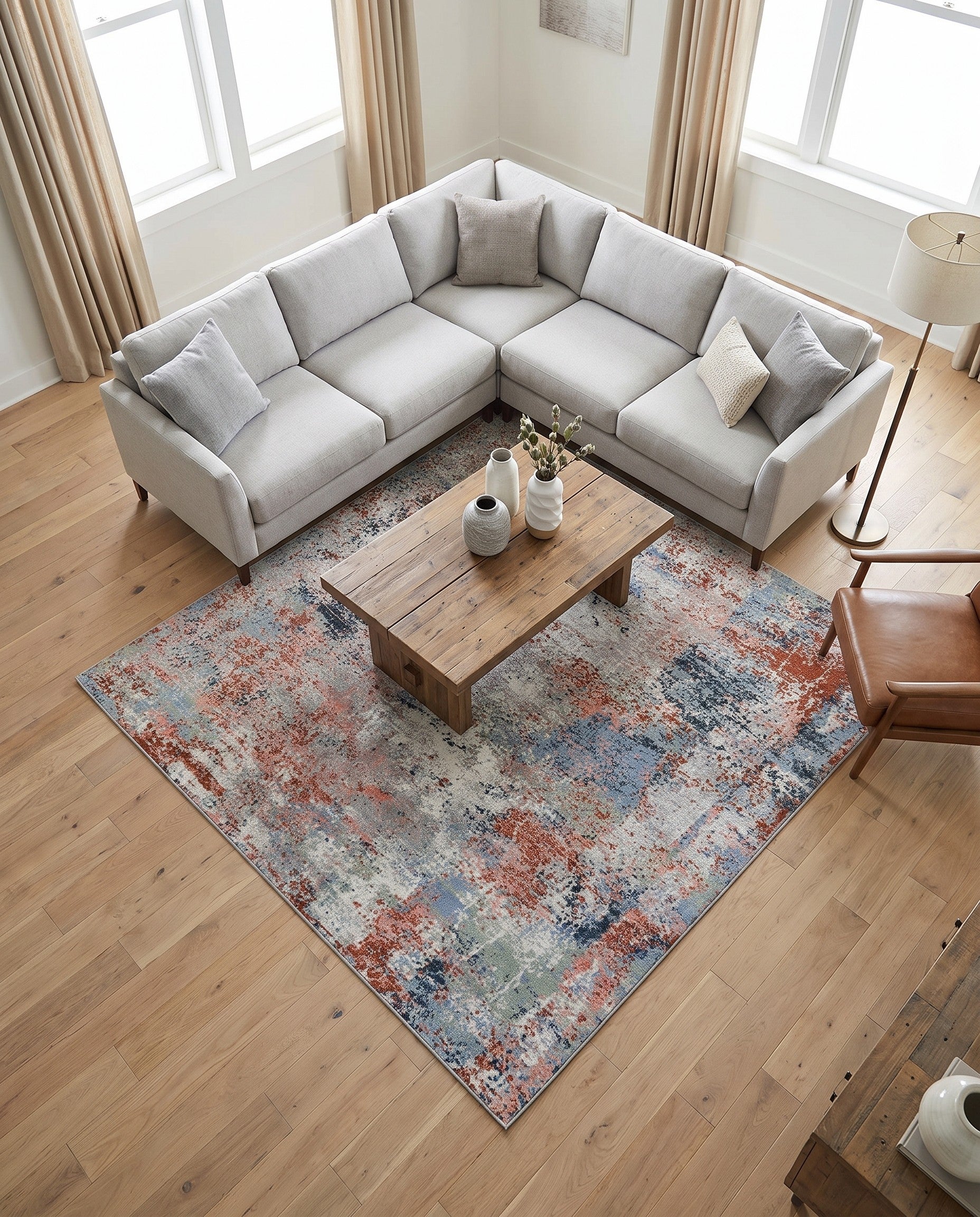 Kamala Washable Square Rug