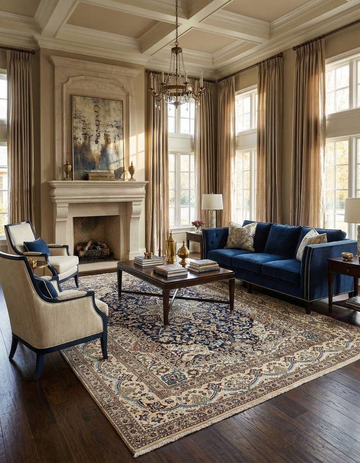 Detail image of 8' 2 x 11' 3 Nain Rug