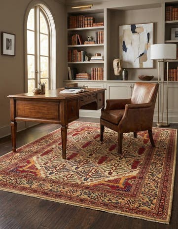 5' x 6' 6 Hand Knotted Ariana Ziegler Oriental Rug