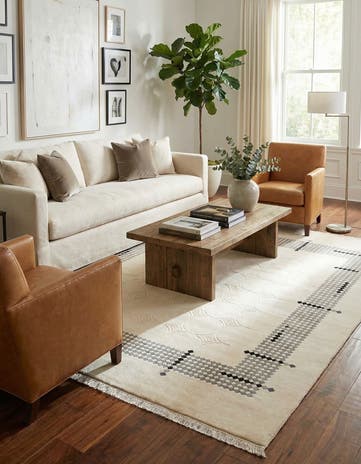 7' 9 x 9' 10 Hand Knotted Darya Wool Rug