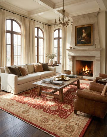 10' x 12' 10 Hand Knotted Peshawar Ziegler Rug