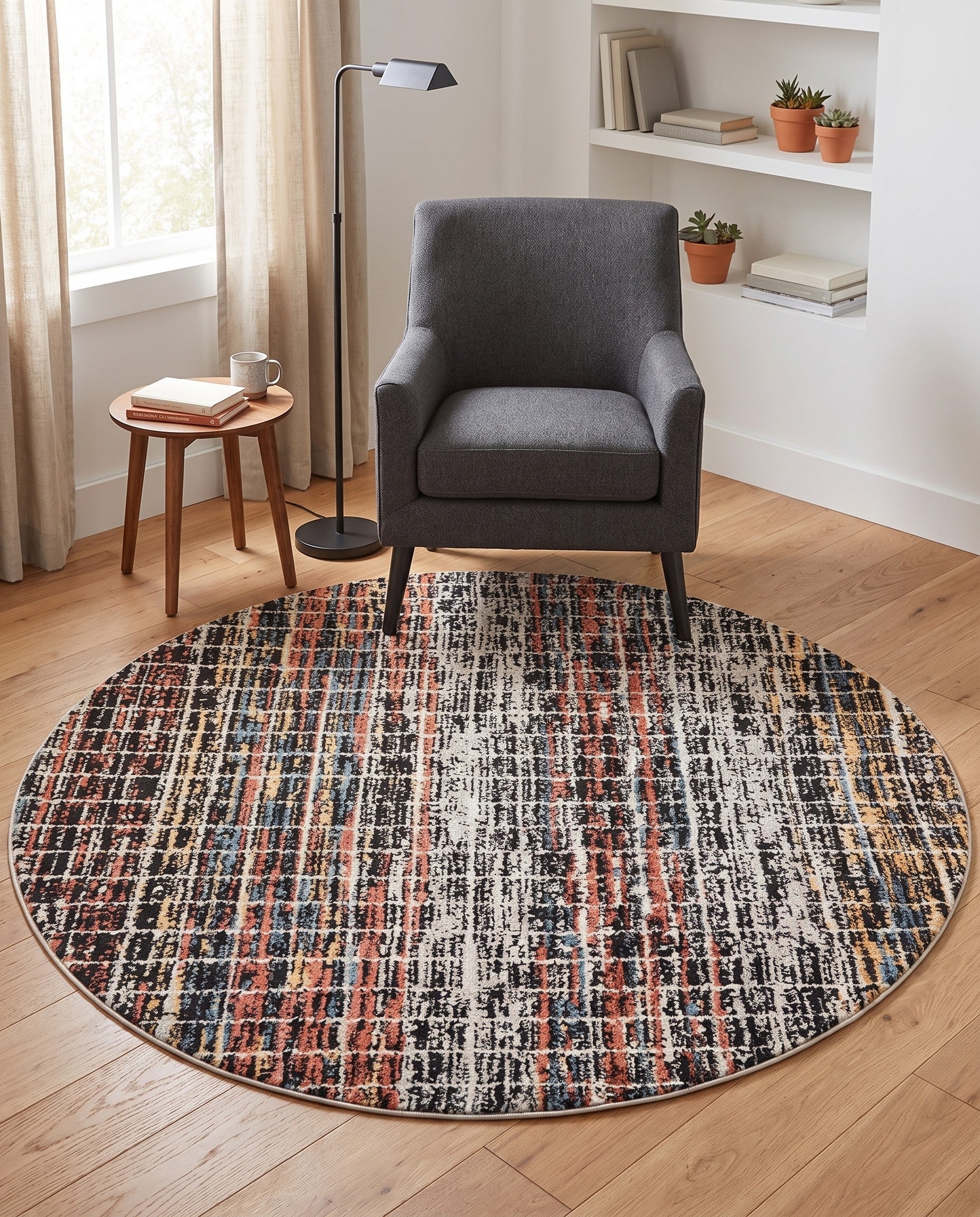5' 3 x 5' 3 Aramis Round Rug