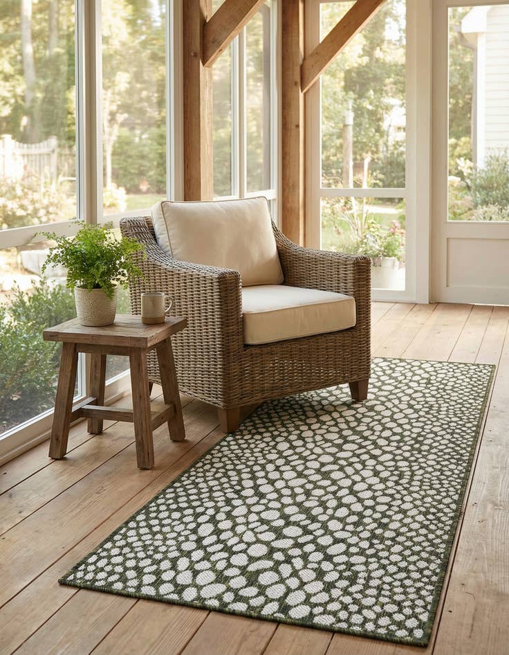 Detail image of 2' x 5' Easy-Clean Jill Zarin Indoor / Outdoor Runner Rug