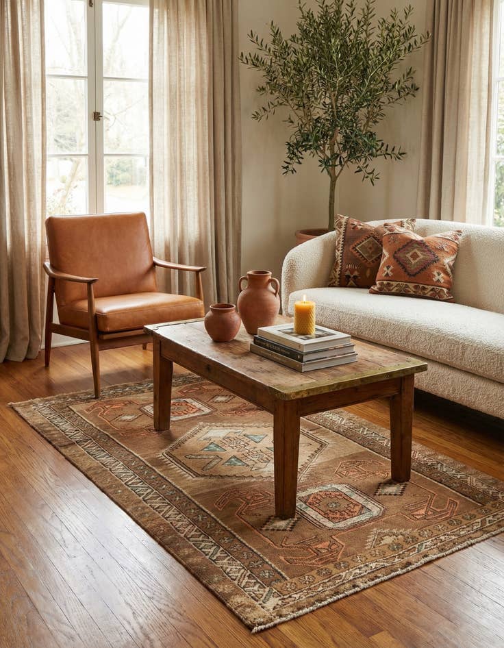 Detail image of 3' 7 x 6' 1 Hamedan Rug