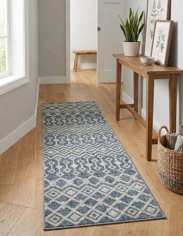 2' x 6' Eco Trellis Runner Rug