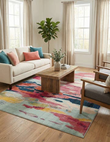 8' x 11' Washable Hyacinth Rug