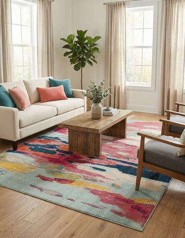 8' x 11' Washable Hyacinth Rug