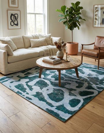 5' x 8' 3 Hand Knotted Ultra Vintage Persian Wool Rug