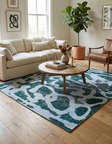 5' x 8' 3 Hand Knotted Ultra Vintage Persian Wool Rug