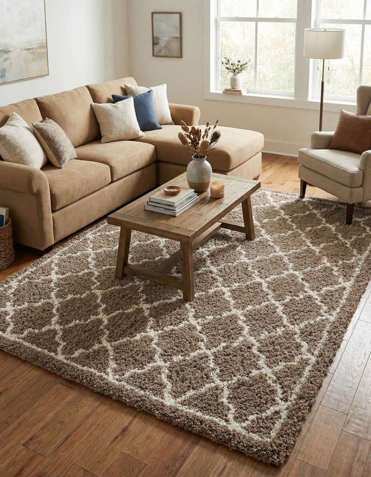 Detail image of  9' x 12' Infinity Shag Rug