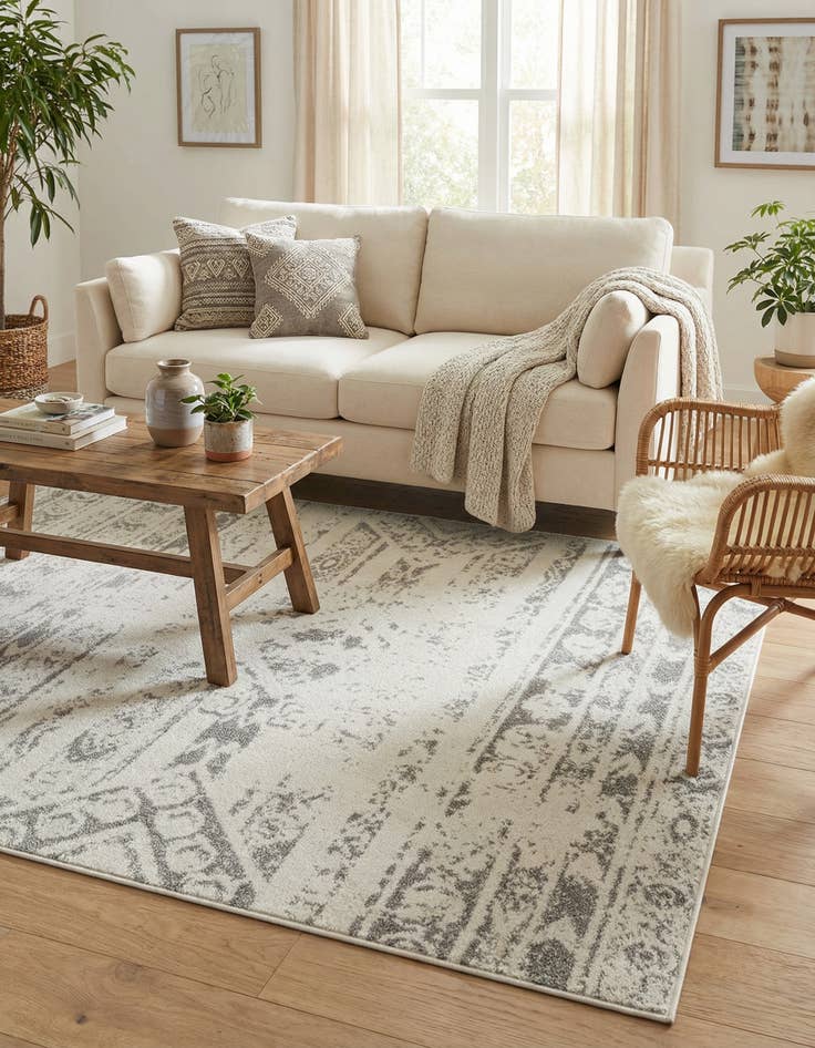 Detail image of  5' 3 x 5' 3 Lennon Square Rug