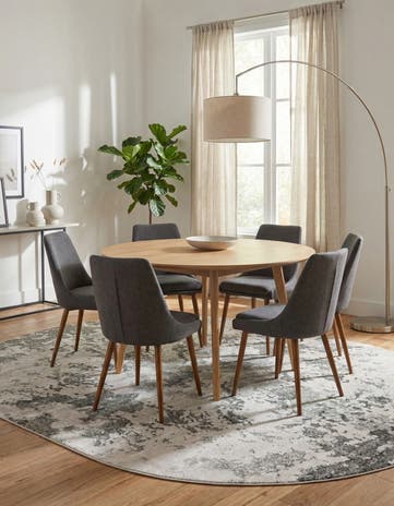 Light Gray Sydney Oval Rug