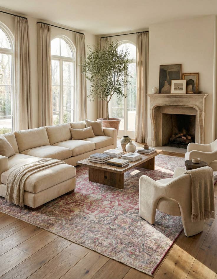 Detail image of  9' 10 x 12' 10  Hand Knotted Ultra Vintage Persian Wool Rug