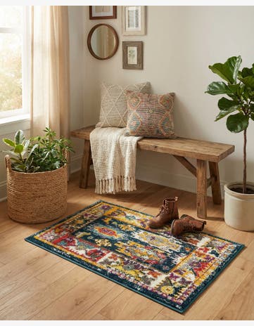 Navy Blue Madeline Rug