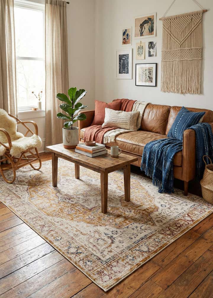 5' 3 x 7' 9 Deepa Rug