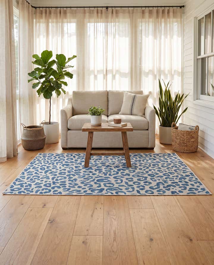 4' x 6' Easy-Clean Safari Indoor / Outdoor Rug