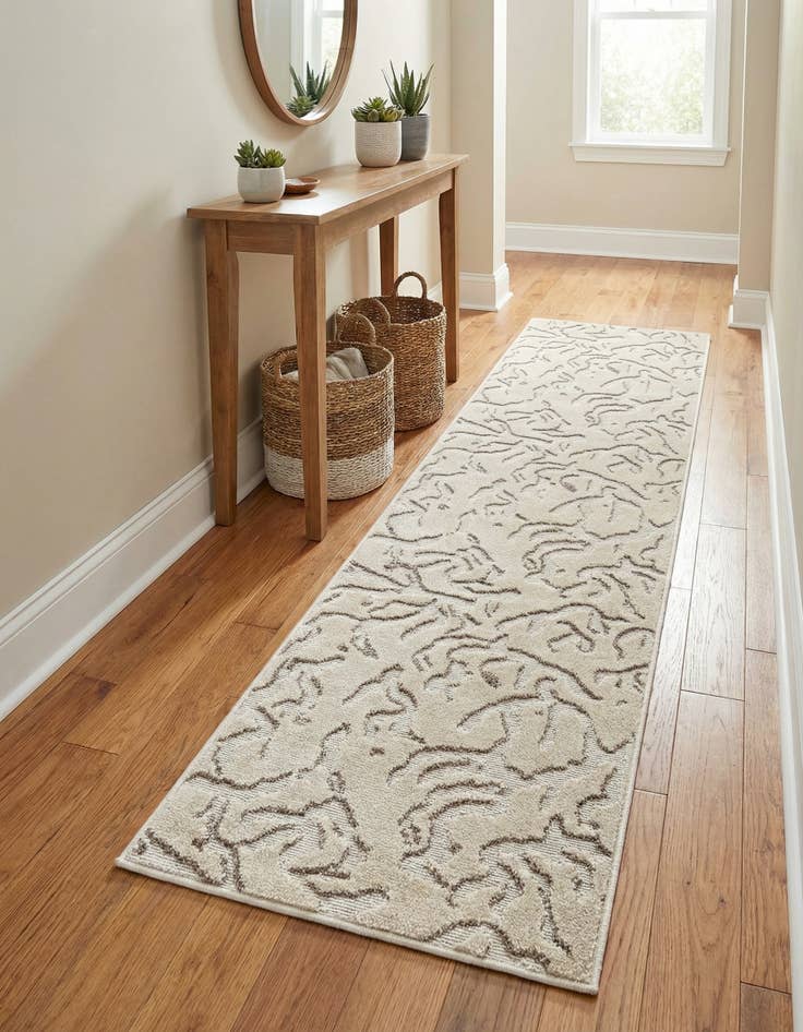 Detail image of 2' x 8'  Washable Sabrina Soto Indoor / Outdoor Runner Rug