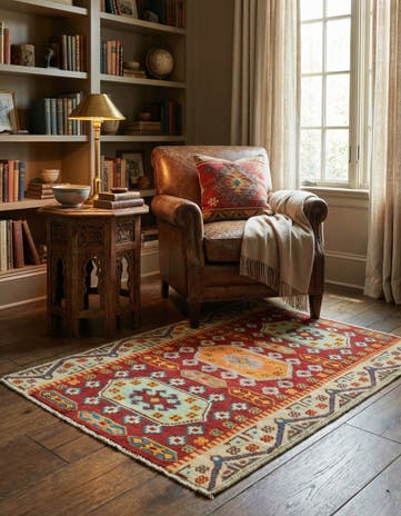 3' 3 x 4' 10 Hand Knotted Balouch Rug