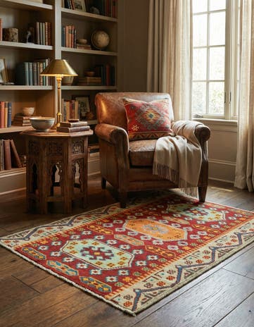 3' 3 x 4' 10 Hand Knotted Balouch Rug