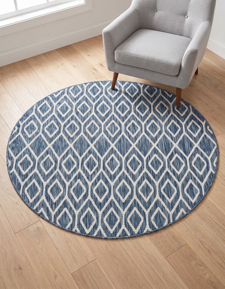 4' x 4' Easy-Clean Jill Zarin Turks and Ca...