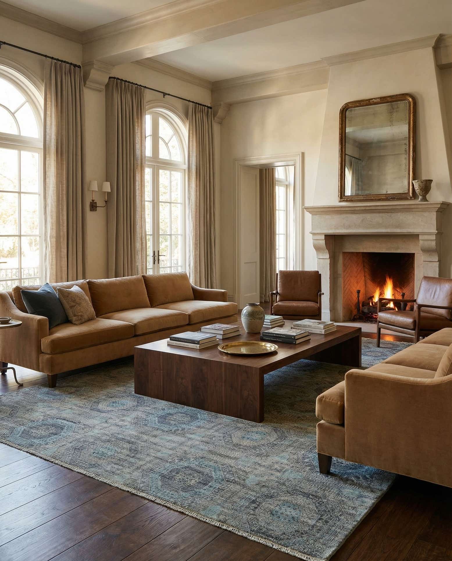 8' 11 x 11' 6 Hand Knotted Amina Rug