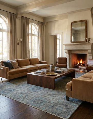 8' 11 x 11' 6 Hand Knotted Amina Rug