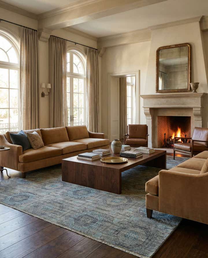 8' 11 x 11' 6 Hand Knotted Amina Rug