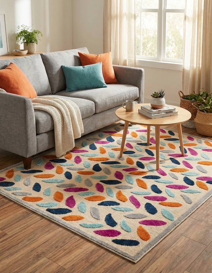 Detail image of 5' 3 x 8'  Washable Aruba Indoor / Outdoor Rug