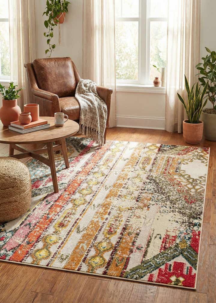5' x 7' Easy-Clean Casablanca Indoor / Outdoor Rug