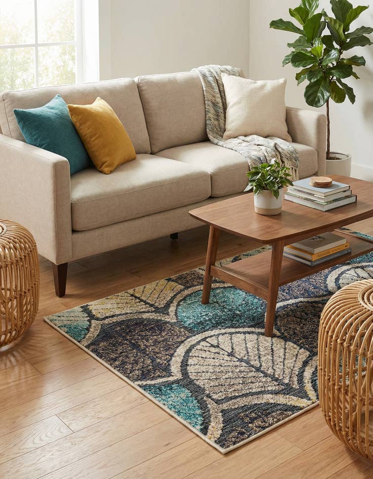 Detail image of  2' x 3'  Washable Casablanca Indoor / Outdoor Rug