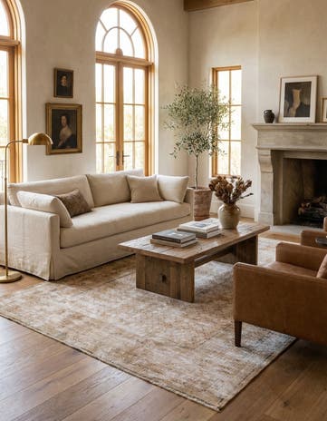 7' x 10' 7 Hand Knotted Ultra Vintage Persian Wool Rug