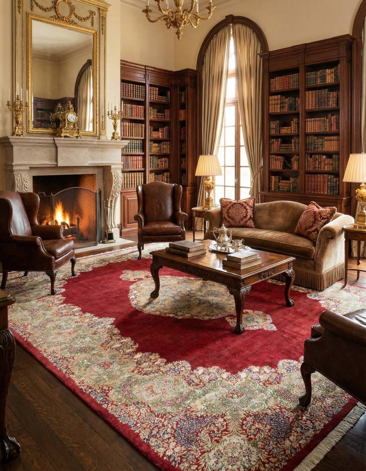 Detail image of 11' 1 x 16' 1 Kerman Rug