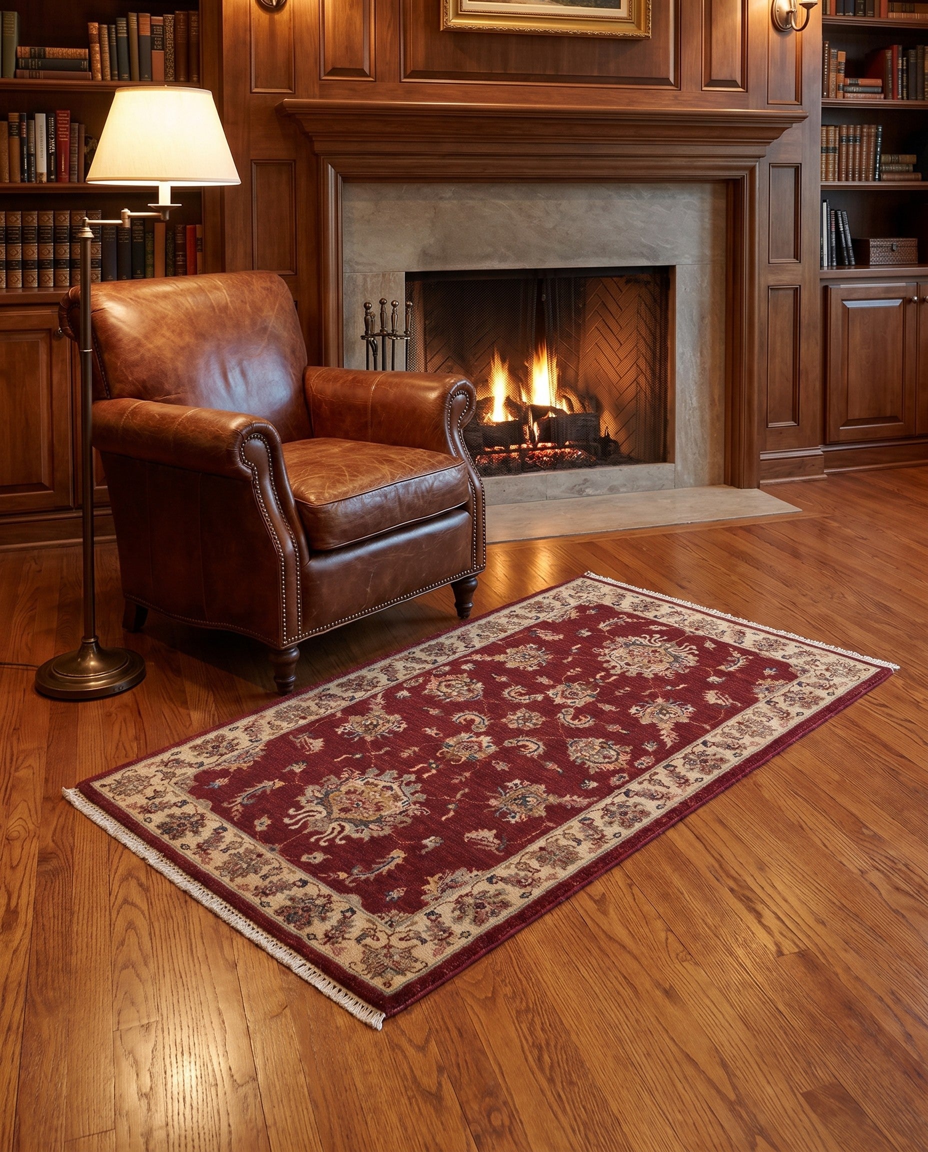 3' x 5' 3 Hand Knotted Ziegler Rug