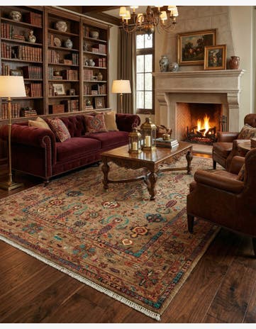 6' 8 x 10' Torkman Rug