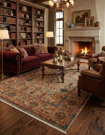 6' 8 x 10' Torkman Rug